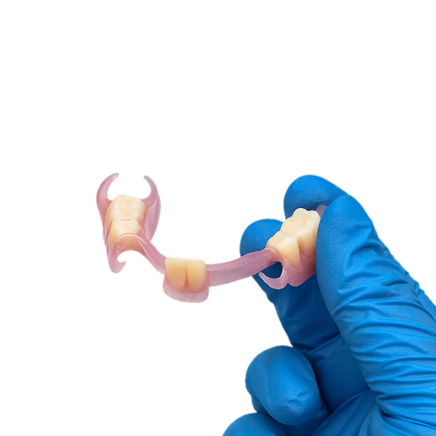 Flexible Prothese Unterkiefer